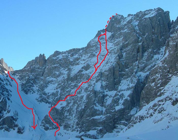 Zoom Gross Ruchen Nordwand in einem neuen Fenster